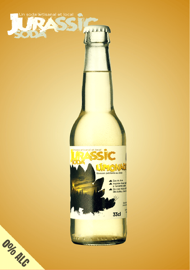 JURASSIC SODA | Limonade Citron (24x33cl)