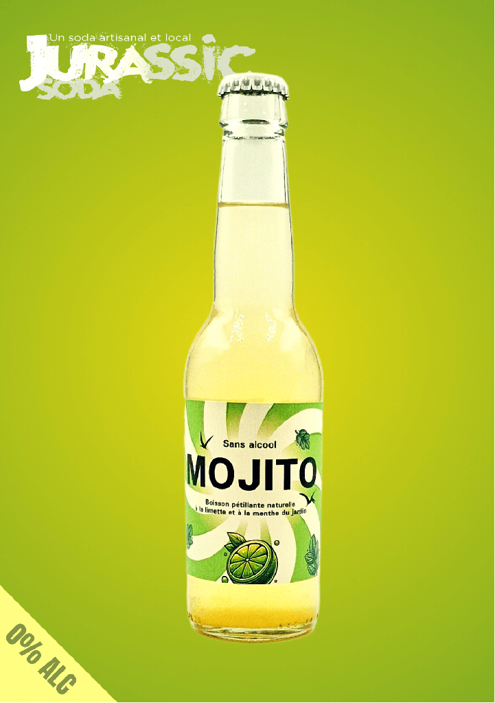 JURASSIC SODA | Mocktail Mojito (24x33cl)
