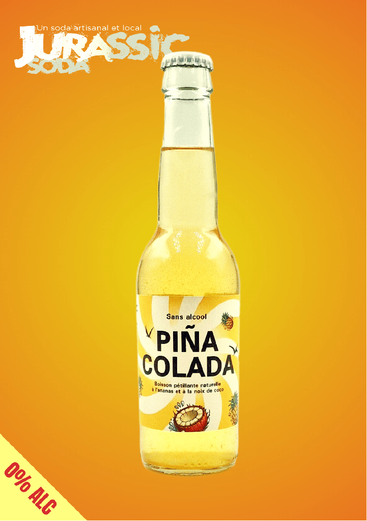 JURASSIC SODA | Mocktail Pinã Colada (24x33cl)